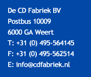 Contact CD Fabriek